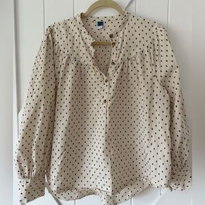 Old Navy Polka Dot Blouse